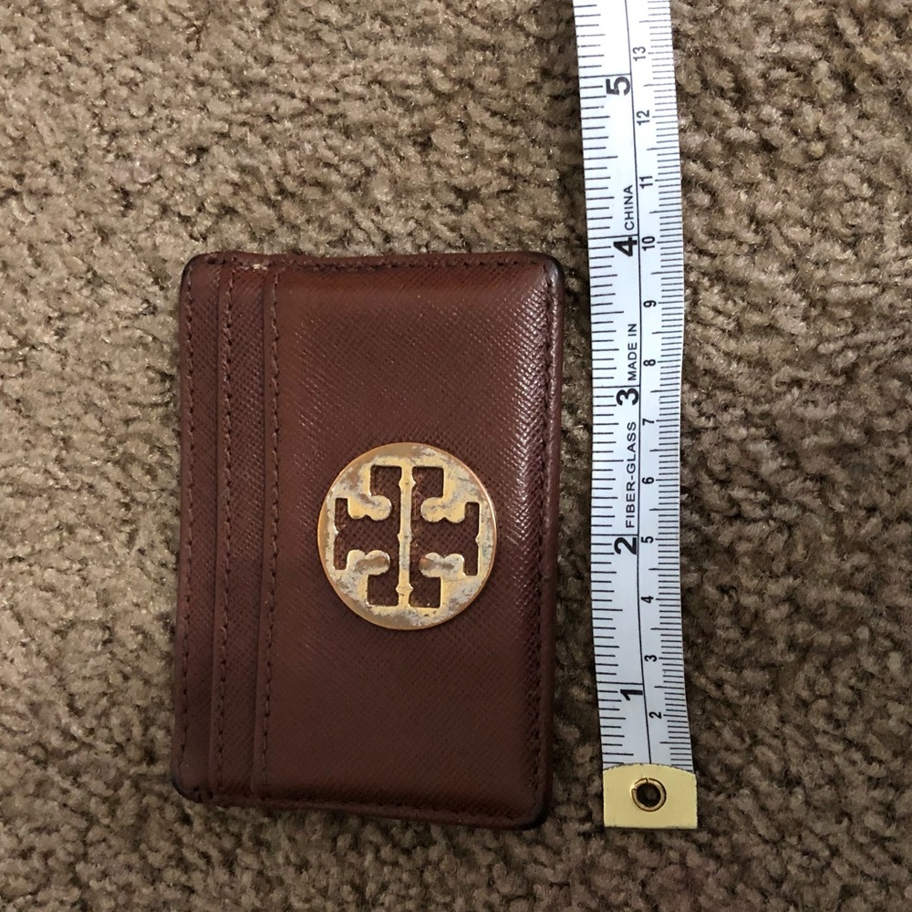 Tory Burch brown cards wallet